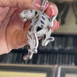 925 panther pendant